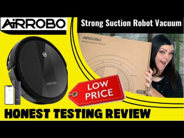 AIRROBO P10 Strong Suction Robot Vacuum Cleaner Unboxing, Testing &amp; Honest Review