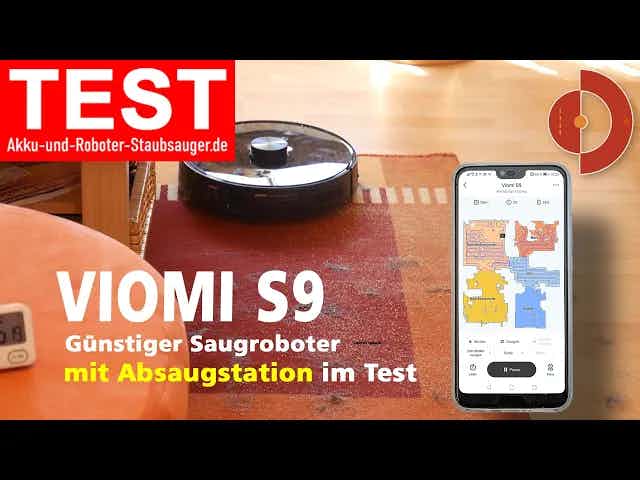 Viomi S9 Test: Enttäuschend auf Teppich , gut auf Hartboden - [Saugroboter Test]