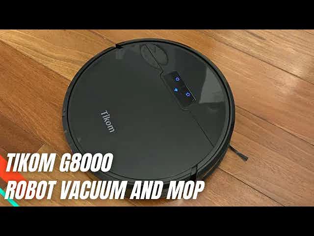 Tikom G8000 Robot Vacuum and Mop Review &amp; Test | Robot Vacuum for Pet Hair, Hard Floors